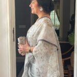 Suhasini Maniratnam Instagram - Hopefully the colour gray brings in grace.