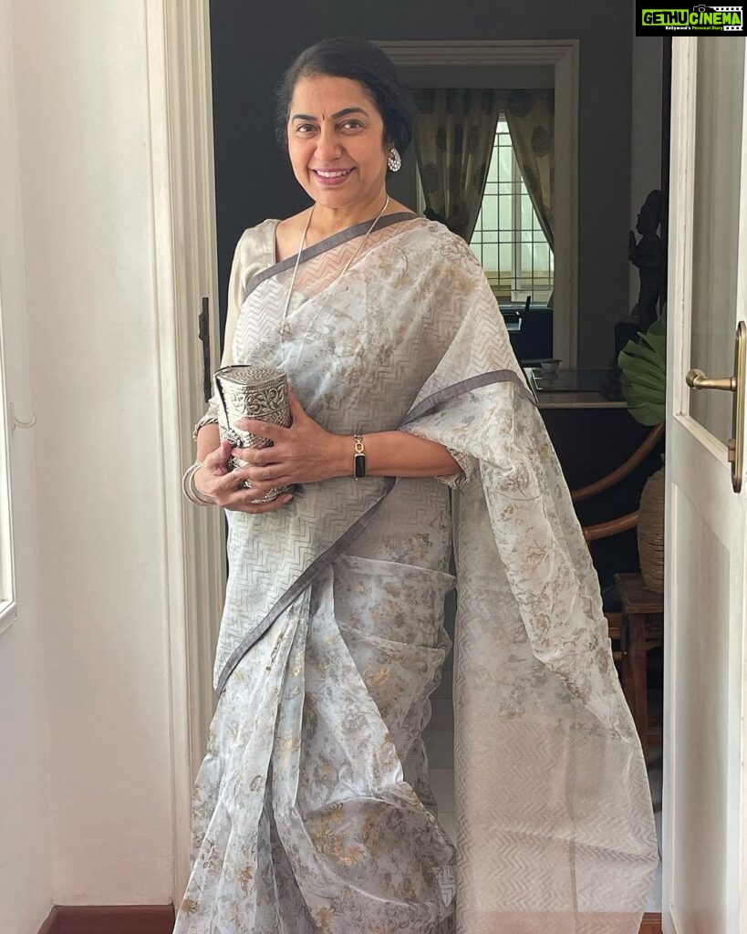 Suhasini Maniratnam Instagram - Hopefully the colour gray brings in grace.
