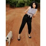 Sukrutha Wagle Instagram - I love those 🐾🐾🐾 on my 👖 🤪 . . #sukrutha #sukruthawagle #sukrathawagle #sukrutawagle #sukrutha_wagle #sukruta #sukrata #actressSukrutha #southactress #suku