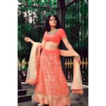 Sukrutha Wagle Instagram - Orange 🍊 . . Click by @adishettyphotography MUA @dwanimakeover jewelry @hire.andwear costume @hire.andwear . . #sukrutha #sukruthawagle #lehengacholi