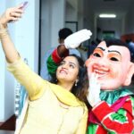 Sukrutha Wagle Instagram - Just two Clowns in one frame . One who is dressed up for Humans And Other one who is Dressed up for God . . #sukrutha #clowns Udupi, Karanatak