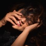 Sukrutha Wagle Instagram - Laugh at your own mistakes 😉 . . @prithvikrishnamridangam thank you for capturing such beautiful moment . . #sukruthawagle #potraitphotography #fashionphotography #actor #kannadaactress #teluguactress