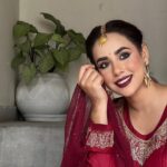 Sunanda Sharma Instagram - ਸੁਰਮਾ ਬਰੂਦ ਹੋ ਗਿਆ🤭 . . Goorhi surkhi te haar shingaar by @satpreetkaurmakeovers ❣️🙌🏻