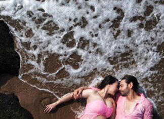 Sunder Ramu Instagram - Unplanned Beach Barbie & Ken Moment! Some of my best memories have been on this beach, And my most iconic shoots have been on the beach.. Wether it was my Femina Miss India Calendar or My Kingfisher Calendar.. So I was overjoyed to have this moment to share with @keithsequeira … A moment where I felt just like my old self, while celebrating & welcoming the new roll I’m about to take on! @soondah_wamu was somewhere in-between concern for me & creative genius while Keith found it very hard to stop being the doting husband & dad & lie down for a moment to get this shot! Thank you both for going along with my madness and giving this to be Mom the picture she dreamed off! #kero #beachbaby