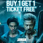 Sunil Grover Instagram – Double dhamaaka. Single Daam. 
Jaise Azad ke saath Vikram Rathore… waise aapke saath koi bhi jaa sakta hai. Ek ticket khareedne par doosra ticket bilkul free.* 1 + 1 offer… Starting tomorrow. 

https://linktr.ee/BookTicketsNow_Jawan

Enjoy #Jawan with your loved ones. In cinemas near you – in Hindi, Tamil & Telugu

*T & C Apply