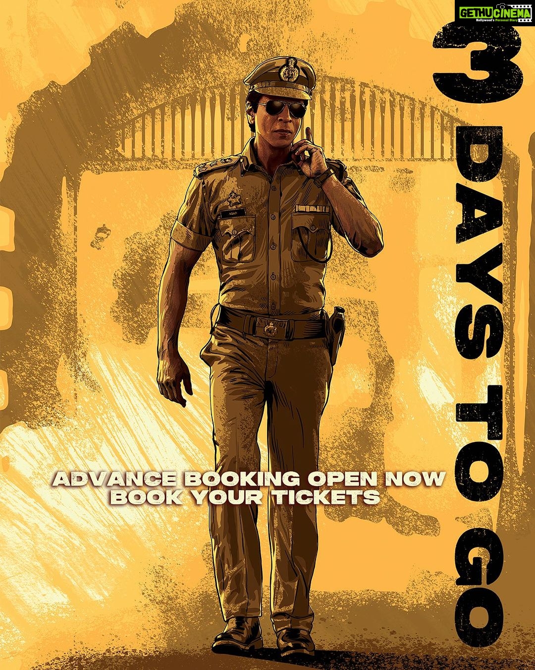 Sunil Grover Instagram - Countdown alert! The clock is ticking, and in just 3 days, ‘Jawan’ hits the big screen! Advance booking now open, book your tickets! https://m.paytm.me/jawan #Jawan releasing worldwide on 7th September 2023, in Hindi, Tamil & Telugu.