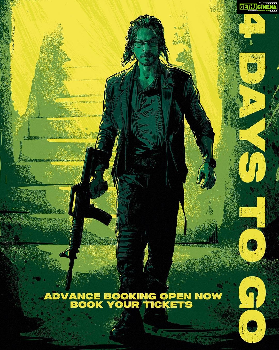 Sunil Grover Instagram - He is ready to set the screens ablaze in just 4 days! Advance booking now open, book your tickets: https://bookmy.show/Jawan #Jawan releasing worldwide on 7th September 2023, in Hindi, Tamil & Telugu.