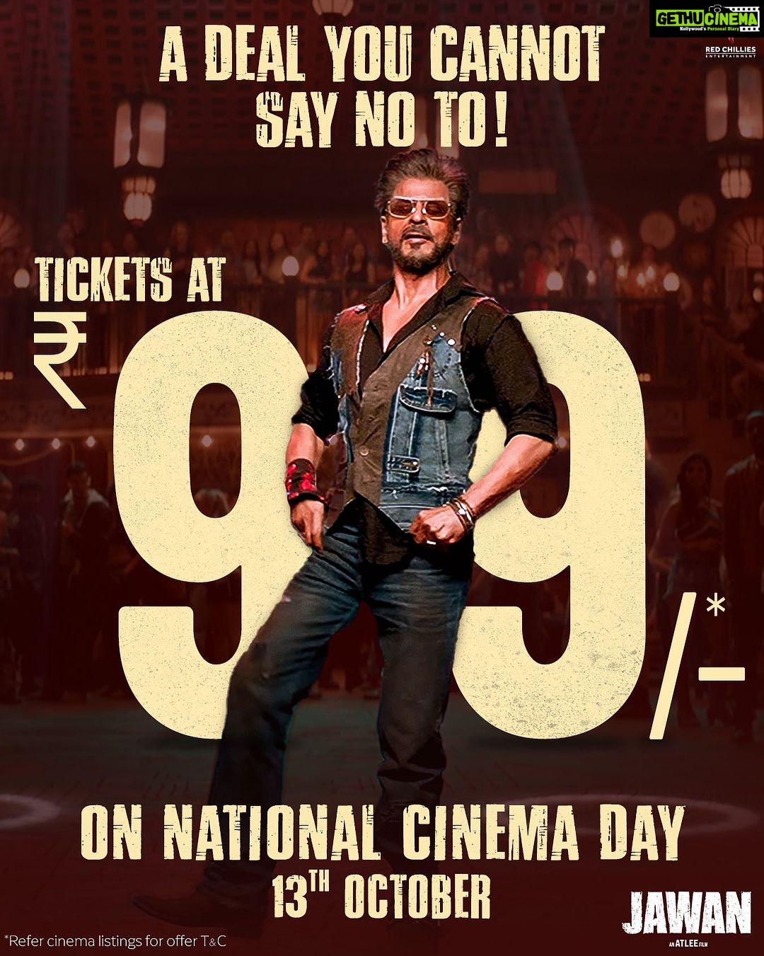 Sunil Grover Instagram - #NationalCinemaDay is tomorrow, so get Readyyy for action, romance, drama & tons of entertainment @ just ₹99! 😍 https://linktr.ee/Jawan_BookTicketsNow Book your tickets now to make your Friday a Fri-Yay with #Jawan in cinemas- in Hindi, Tamil & Telugu.
