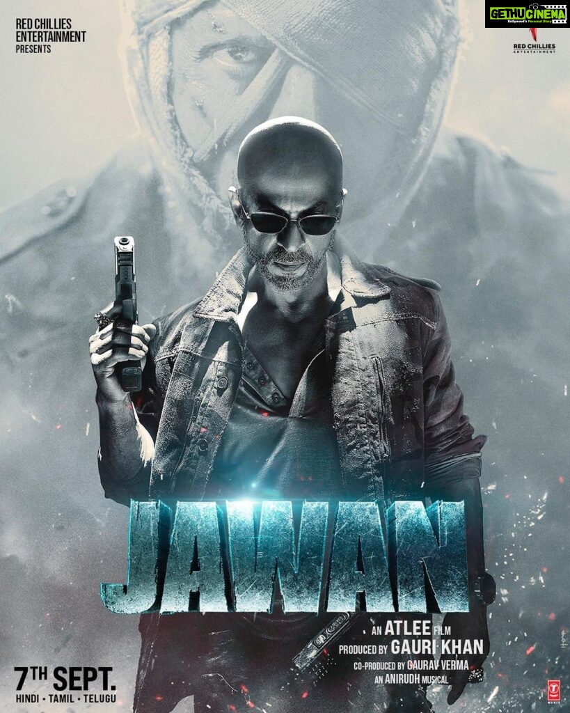 Sunil Grover Instagram - The storm is just a month away! #1MonthToJawan #Jawan releasing worldwide on 7th September 2023, in Hindi, Tamil & Telugu.