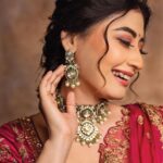 Sunita Gogoi Instagram - Stunning captures of my fiery Navaratri look, expressing my soul essence through this red lehenga on the third day of Navaratri. To all my Insta fam, I invite you to join in the celebration of this fiery, red-themed day of Navaratri. A special shoutout to @fifthanglestudios – working with you was an absolute delight. Thank you, Fifth Angle Studios, for this stunning look. #navaratri #navaratrispecial #navaratri2023 #navarathri #navaratricollection #navaratrilehenga Photography @fifthanglestudios Mua @mua_vijisharath Styling @soigne_official_ Jewellery @mspinkpantherjewel Outfit @sameenasofficial