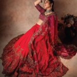 Sunita Gogoi Instagram - Stunning captures of my fiery Navaratri look, expressing my soul essence through this red lehenga on the third day of Navaratri. To all my Insta fam, I invite you to join in the celebration of this fiery, red-themed day of Navaratri. A special shoutout to @fifthanglestudios – working with you was an absolute delight. Thank you, Fifth Angle Studios, for this stunning look. #navaratri #navaratrispecial #navaratri2023 #navarathri #navaratricollection #navaratrilehenga Pic @fifthanglestudios Mua @mua_vijisharath @styling @soigne_official_ Jewellery @mspinkpantherjewel Outfit @sameenasofficial