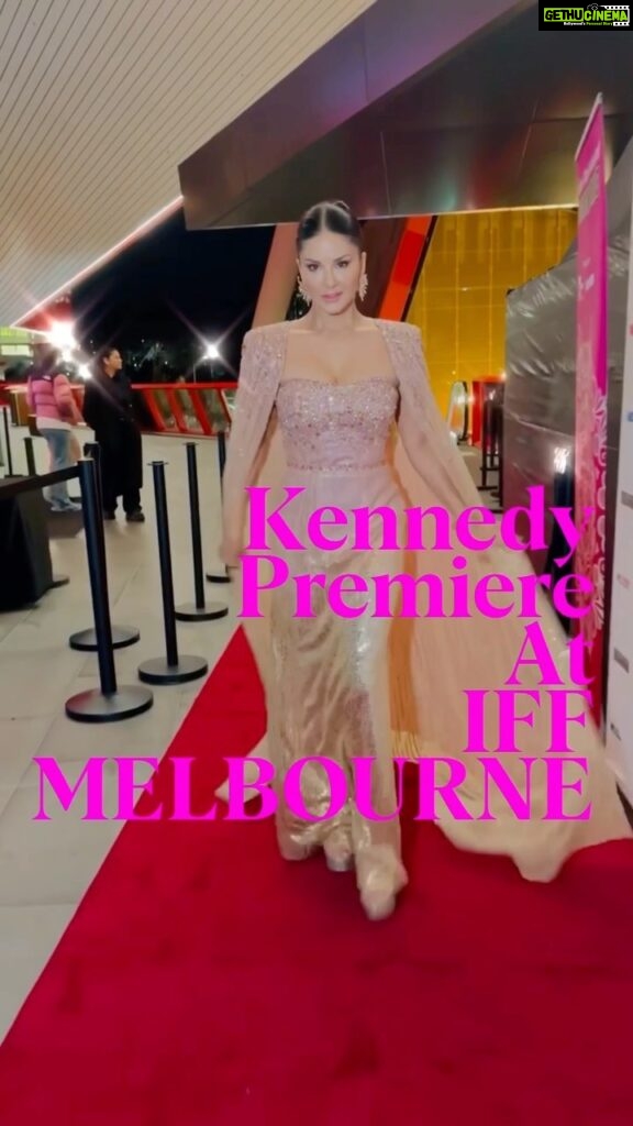 Sunny Leone Instagram - @sunnyleone look for premier of her latest movie Kennedy at IFF Melbourne @sothysczech @sothysparis @reclarcom @armanibeauty @starstruckbysl @davinesczech @davines_sa