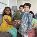 Sunny Leone Instagram - What a lovely day! Happy Raksha Bandhan everyone! @dirrty99 @hitendrakapopara @unaiza_yusuf @unaiza_yusuf @aaisha_911 @caleebh @anishadixit @sunnyrajani @jeetihairtstylist Nisha, Asher & Noah