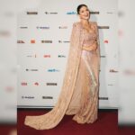Sunny Leone Instagram - Magical night at @iffmelbourne premiering #kennedy Outfit: @jennypackham Jewels: @aquamarine_jewellery @minerali_store Styled by: @spacemuffin27 Styling team: @harshitasamdariya @abhimanyudessai @aashjain_ Styling Intern: @nishthaaagarwal Hair/make up & photography by @tomasmoucka