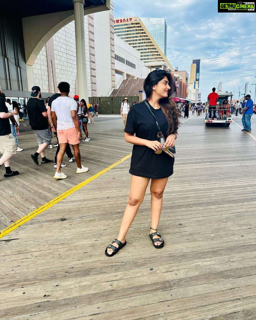 Supritha Instagram - In the dance of life, she moves to her own music.🧿💙 Atlantic City, New Jersey
