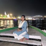 Supritha Instagram - Na jeevitam lo ne best experience ❤️🧿 Varanasi, India