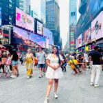 Supritha Instagram – Nyc💙🧿 Times Square, New York City