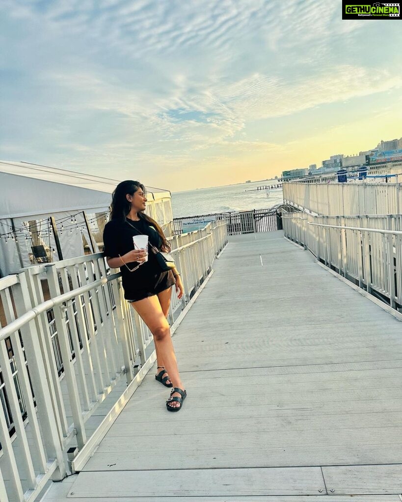 Supritha Instagram - In the dance of life, she moves to her own music.🧿💙 Atlantic City, New Jersey
