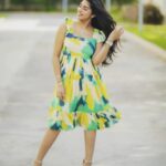 Supritha Instagram – L A I L A 💛
.
.
DM FOR DETAILS❤
INFRAME:@_supritha_9 
SHOT BY: @they_call_me_keshu 
.
.
#abhikhya#designer#designerwear#indowestern#longfrocks#casualoutfit #fashionstyle #fashion #women#dress#hyderabad#lemonyellow#boutiqueshopping #boutique#floraldress#neveroutofstyle😎