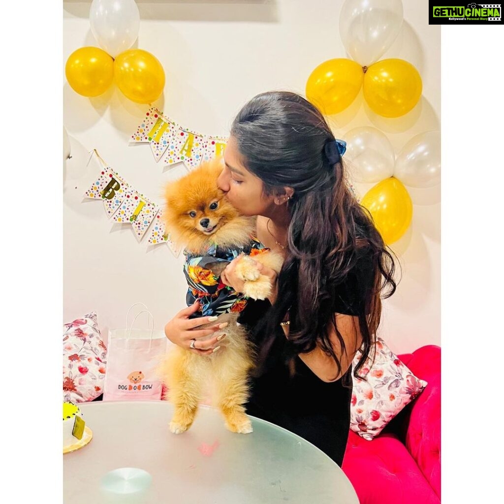 Supritha Instagram - Happy birthday my life❤️🎂 You mean the world to me Happy 4th birthday bangaram 💋 I love you koduku💋❤️
