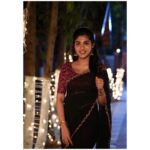 Supritha Instagram - 🖤💖🖤💖🖤💖🖤💖🖤 . 🥻 @elegant_threads_by_salma . 🖼 @_supritha_9 💖 . #elegantthreads#salmazad#sareecollection#blacksaree#handwork#georgettesaree#puregeorgette#customization#indiawideshipping#worldwideshipping📦✈️