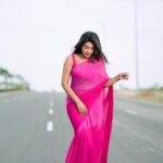 Supritha Instagram - Far from hope🩷 🥻: @elegant_threads_by_salma 📸 : @rollingcaptures 💄: @bridal_makeup_vijayawada