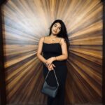Supritha Instagram - She sees in black and white thinks in grey but loves in colour 🖤 📍: @papaya_asian