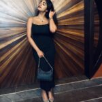 Supritha Instagram - She sees in black and white thinks in grey but loves in colour 🖤 📍: @papaya_asian