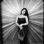 Supritha Instagram - She sees in black and white thinks in grey but loves in colour 🖤 📍: @papaya_asian