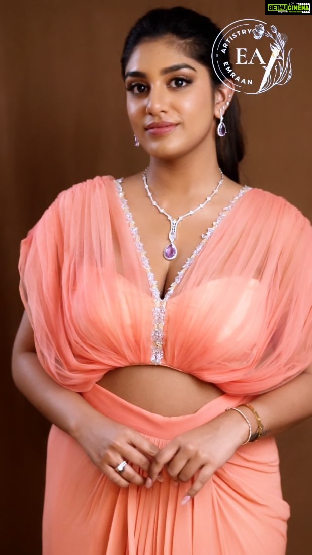 Supritha Instagram - In frame @_supritha_9 Outfit by @archithanarayanamofficial Hair makeup n styling @emraanartistry Jewellery by @aditi_collection Photography by @valmikiramuphotography #emraanartisty