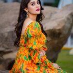 Surabhi Instagram - 🌸🌼🍀🍁🍃 Styled by @impriyankasahajananda 🫶✨️ Outfit @ewoke.studio ✨️ Makeup @glitteraisestudio ✨️ Jewlry @kushalsfashionjewellery ✨️ 📸 @verendar_photography ✨️