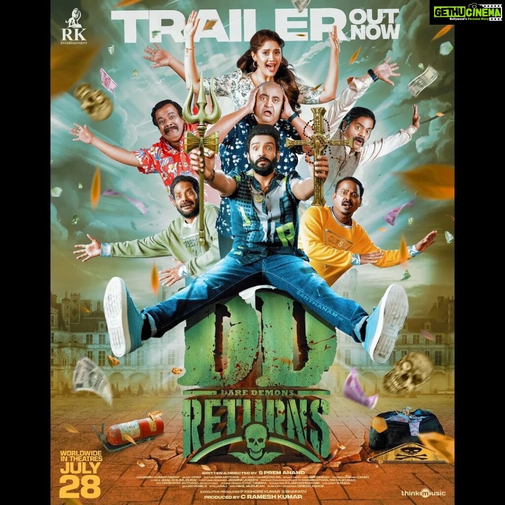 Surabhi Instagram - Check out the trailer & get ready for a hilariously horrifying ride. 👻 #DDReturns Trailer out now⏬ https://www.youtube.com/watch?v=7MnPeSmDoiE @santa_santhanam @premanand031 @dopdeepakpadhy @rkentrtaiment @circleboxofficial