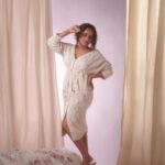 Surabhi Lakshmi Instagram - Ruling my kingdom of pastels 👑 🧿 Styling : @arjun_vasudevs Photography : @plan.b.actions Wardrobe : @rareroomofficial HMUA : @sijanmakeupartist Studio : @maxxocreative Styling team - @_anaaaaan_ HMUA team - @sibinrajutom