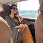 Surabhi Prabhu Instagram - A saree is not just an attire, it’s an emotion. Wear a saree and make heads turn. Saree - six yards of pure sophistication 💕 . . . #surabhiprabhu #saarilover #sari #saare #sunkissed #tollywoodactress #surabhiprabhu #yachting #sealife #hindiquotes #waterbaby #californialove #bollywoodhot #voompla #pinkvilla #bollywoodcinema #हिंदी #bollywoodmovies #supermodel #modeldiaries #thekapilsharmashow #travelgram #travelphotography #travelblogger #koffeewithkaran #bollywoodactoractress #bollywoodactress #surabhi Delhi Airport
