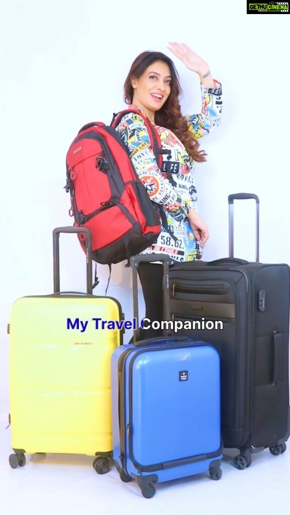 Surabhi Prabhu Instagram - 🌈✈🧳 Need a travel buddy that’s as stylish as you? Look no further ! Check out this video featuring the gorgeous luggage collection by Nasher Miles @nasher_miles . From vibrant colors to durable pieces in all sizes, they’ve got it all! 😍😍 Now, journeying in impeccable style has become an absolute cakewalk! So, tell me, dear adventurers, which one stole your heart ❤ and who’s your trusted travel partner in the comments below. Time to plan your next adventure with some serious swag!💪🌍 #travelinspiration #travelinstyle #NasherMiles . #ad #paidcollaboration . 📸 - @sangeetkaushikphotography #Wanderlust #Travel #Luggage #Lightweight #AttractiveColours #readytogo #suitcase #luggagebag #travelgram #traveler #traveladdict #bags #baggage #trendingsongs #surabhiprabhu #surabhi #prabhu #trendingaudio #airportdiaries #airportlook #airportlife #indianrailways #trainjourney Mumbai, Maharashtra