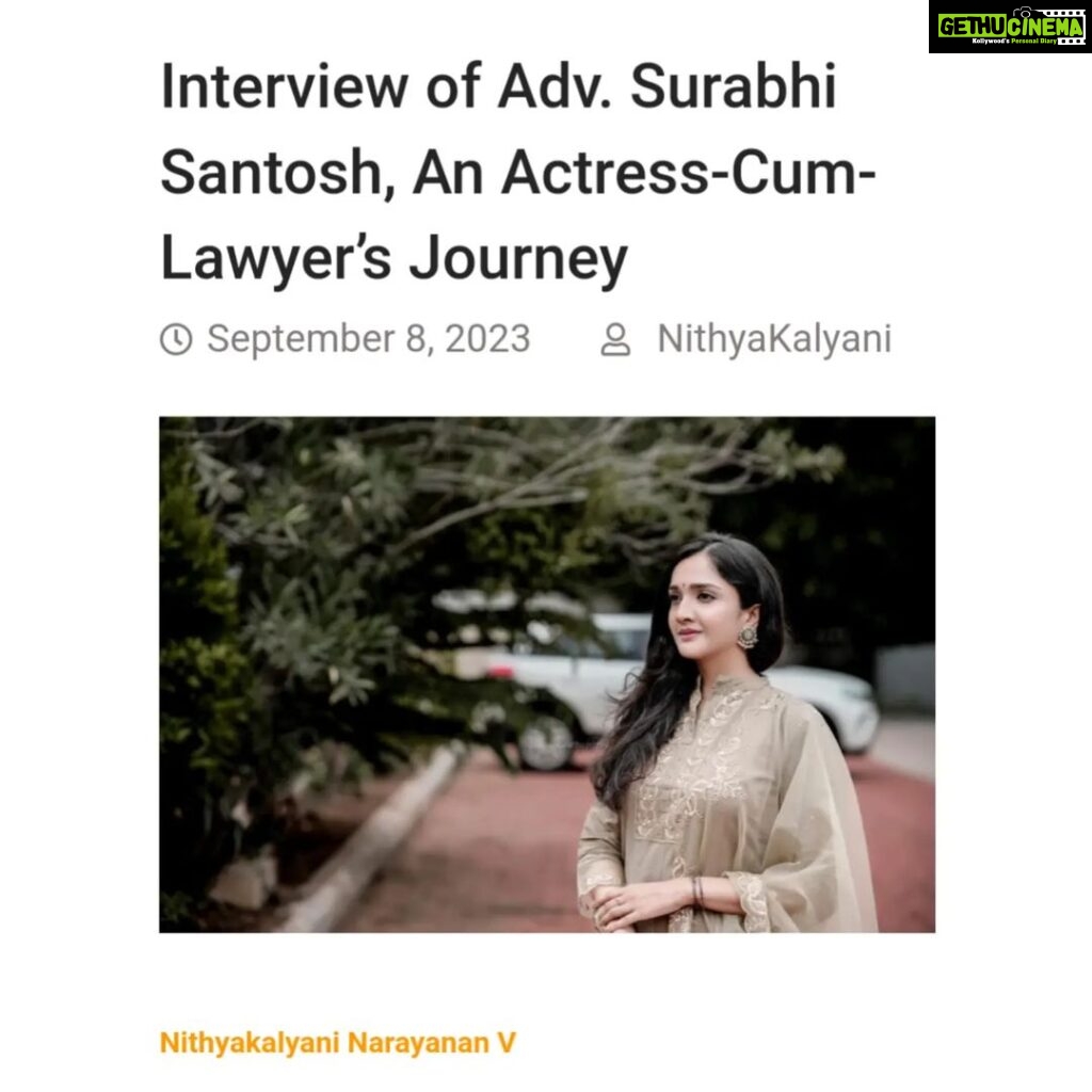 Surabhi Santosh Instagram - Advocate Surabhi Santosh is a multi-talented practising lawyer who is an actress, model and classical dancer. She appeared primarily in Kannada and Malayalam films. Adv. Surabhi is an alumnus of Karnataka State Law University (CMR Law School) and CMR National PU College, Bangalore. She is currently working as a Junior Advocate at Marar & Iyer and is a Junior Associate at Unnikrishnan & Associates. She serves as an excellent example for all lawyers who have a passion for different contrasting careers. Here’s Ms. Santosh in conversation with Desi Kaanoon on balancing her contrasting roles as a lawyer and an actress. [ Read the full interview on our website www.desikaanoon.in ] [ Lawyer, Law, Lawyerlife, Attorney, Legal, Lawstudent, Lawfirm, Lawschool, Lawyersofinstagram, Indianlaw, , Legalnews, Lawyering, Lawmemes, Supremecourt, Court, Highcourt, Indianlawyer, lawstudents, Judiciary, Meme, Attorneyatlaw , Clat, Desikaanoon, Lawupdates, Supremecourtofindia, NLU, Lawnews, Courselawk ] #lawyer #law #lawyerlife #attorney #legal #lawstudent #lawfirm #lawschool #lawyersofinstagram #indianlaw #genderneutral #legalnews #lawyering #lawmemes #supremecourt #court #highcourt #indianlawyer #lawstudents #judiciary #attorneyatlaw #clat #desikaanoon #lawyerstyle #lawupdates #supremecourtofindia #nlu #lawnews #courselawk