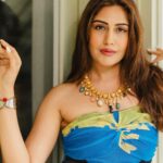 Surbhi Chandna Instagram - 💙 Wearing @srstore09 Heels @londonrag_in Jewels @pclovesdrama