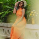 Surbhi Chandna Instagram - 🍊 Created Indian Version Positano In @srstore09 Heels @londonrag_in Accessories @pranavi_chandna @pclovesdrama