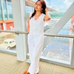 Surbhi Chandna Instagram - Location Courtesy - Aerobridge White on White Airport Look - @srstore09 Shades @prada Gifted by @pranavi_chandna 🤎