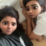 Surbhi Jyoti Instagram - Thank God for filters else our beauty mein 4 moons how lagte 🤣🤣🤣 YOU KNOW WHAT I MEANS 😝😝 . Shenanigans with this one ♥️ . #friendship #friends