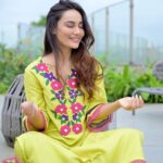 Surbhi Jyoti Instagram - Soch rahi hun, nose piercing karwa lu... . . . . . . . . Suit @theloom.in HMU @thatgalwithmakeup Clicked by @deepak_das_photography Mojdi @tradition_meets_trends