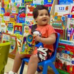 Surilie Gautam Instagram - Not very long ago we use to love going to ENGLISH BOOK SHOP and buy new books, colours, drawing pads, bags, pencil box and so much more 😍 And now it’s Saibhang’s favourite place to go 😍🥰 #nostalgia The English Book Shop