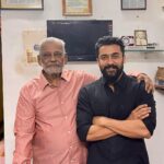 Suriya Instagram – Was thrilled to visit my mentor Prof. Dr. M. Robert, HOD of Commerce Department (1995 batch), Loyola College and take his blessings! Thank you for your prayer sir! #loyola #loyolite #mentor #blessings #loyolaalumni @loyolaalumniassociation Chennai, India