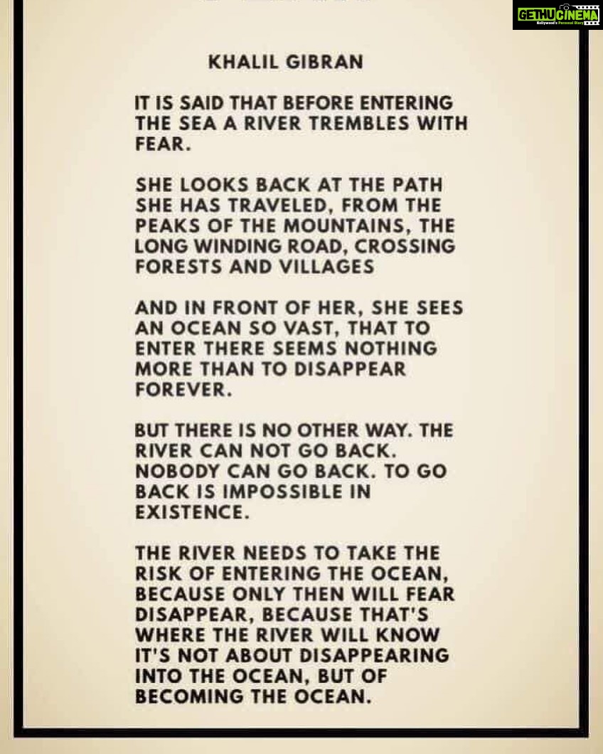 Sushmita Sen Instagram - The journey from Fear to Courageπβ€οΈπ #khalilgibran The fear of disappearing to the courage of becoming!!! ππβ€οΈ #sharing #lifelessons #authentic #becoming #life #yehbaat π I love you guys!!! #duggadugga π