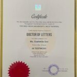 Sushmita Sen Instagram - What an honour!!!!😊❤️ Thank you Techno India University & Shri Narayana Murthy for conferring upon me the Honorary D. Litt 🙏 My father @sensubir who received the Doctorate on my behalf in Kolkata, hasn’t stopped praising all the faculty members of the university & just how well the Convocation ceremony was organised. Thank you all for being so gracious!!!😊❤️ #sharing #acceptancespeech #gratitude❤️ I love you guys!!! #duggadugga 💃🏻 #DLitt #technoindiauniversity #TechnoIndiaGroup #technoindiaalumni #kolkata #kolkatadiaries #india #academics #technoindia