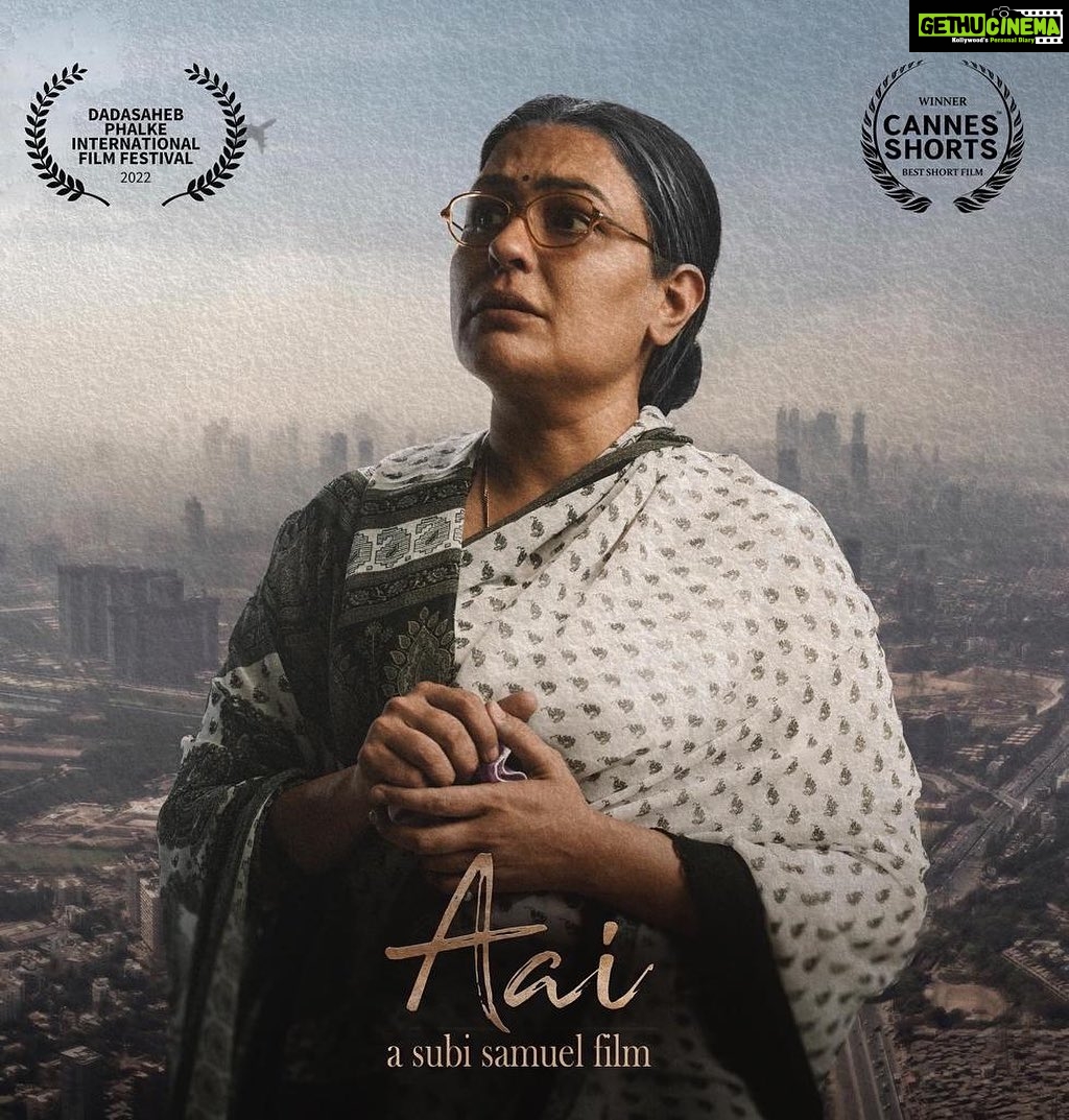 Sushmita Sen Instagram - Watched the preview of this heartbreakingly beautiful short film #Aai β€οΈ Sobbed my heart out!!! A journey so realβ¦it evokes depth of raw feelings!! I am sooooooo proud of you @subisamuel ππβ€οΈ what an honest & powerful attempt as a first time Director!! These 22 minutes will resonate long after!! Congratulations to Bina & you!!! welcome to the party of story telling!!!πππππ» I love you!!! A warm shout out to the entire cast & crew!!! Bravo!!!π€β€οΈ And to the soul of the Film @ashwinikalsekar salute my ladyβ¦.your performance moved me like no other in a very long time!!! Hats off β€οΈππ€ #sharing #love #Aai #shortfilm #26thApril2022 A must watch!!! I love you guys!!! #duggadugga πππ»ππΆ