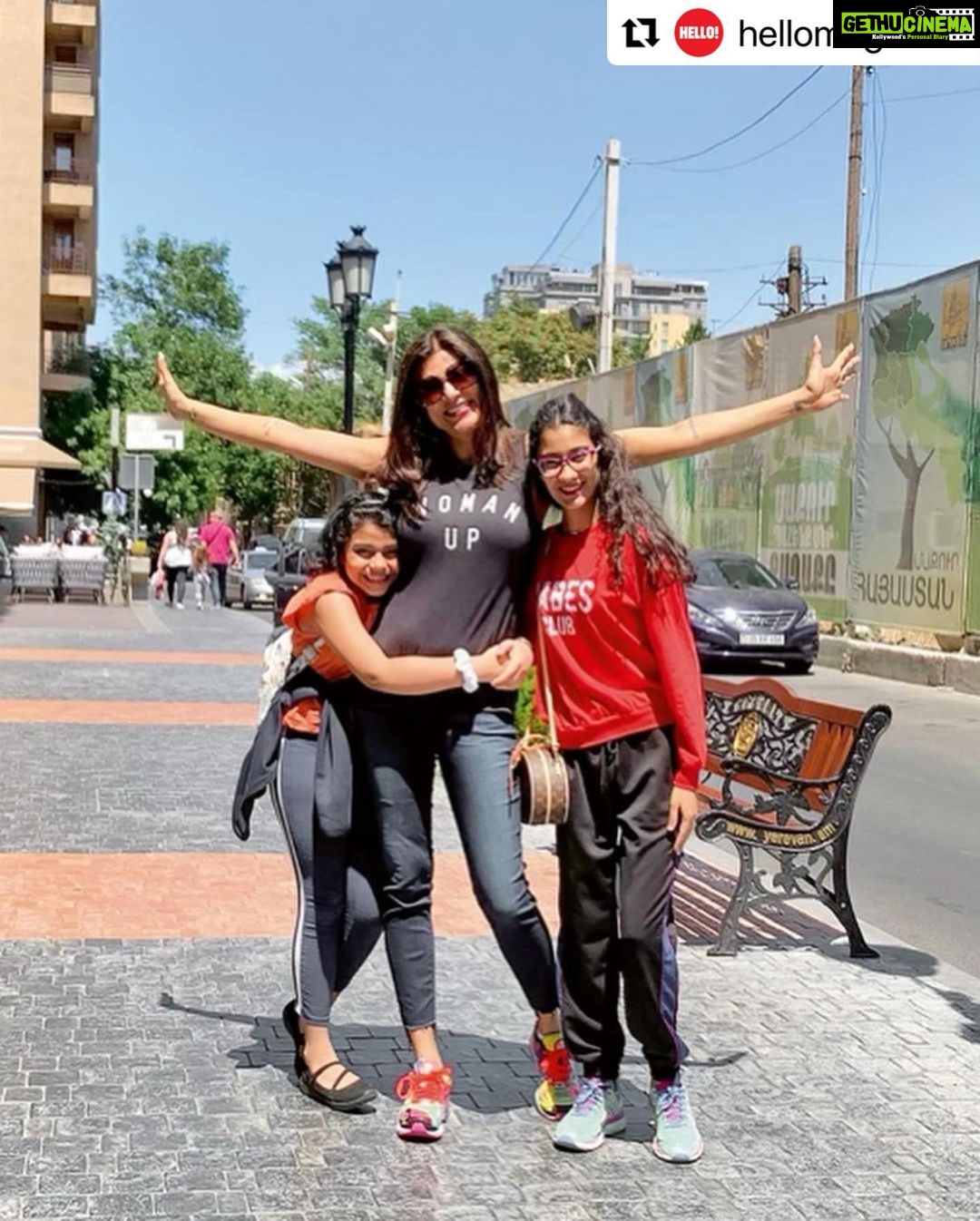 Sushmita Sen Instagram - #memorable ❤️🤗An interview with my well spoken daughter Renée @reneesen47 😍 #sharing #mammaspride 😁💃🏻 Thank you @puja_talwar7 wonderful interview 👏😊💋 I love you guys!!!❤️ #happyreading #Repost @hellomagindia with @make_repost ・・・ In their first ever interview together, Sushmita Sen (@sushmitasen47) and Reneé Sen (@reneesen47), exclusively speak to HELLO! about their mother-daughter relationship, boundaries, careers, parenting and more. Reneé reveals, “Being my mother’s daughter is a privilege. But there are expectations I have for myself. Having my own identity is important. I am not trying to fill her shoes—I want to wear my own shoes and carve out my own path”. Sushmita Sen on parenthood said: “It’s not all as romantic and beautiful as they say... Being a parent is a beautiful combination of being a student and a teacher. It’s about learning and unlearning and both teaching your child and learning as a parent, too”. Catch more on their lessons, friendship and journey in our September issue, link in bio. 🖊: Puja Talwar (@puja_talwar7) #hellomagazine #magazineissue #magazine #new #newissue #sushmitasen #reneesen #interview #parenting #parentood