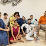 Sushmita Sen Instagram - Mixed bag of hysteria #familia 😄❤️😍🤗 To the health & happiness of all our loved ones…always!!! A beautifully spent #janmashtami 😇🌈 I love you guys!!! #duggadugga 💃🏻😁❤️ @subhra51 @sensubir @pritam_shikhare @asopacharu @rohmanshawl @reneesen47 #Sreejaya #Chaitanya and #buakijaan 😍😁💃🏻 Pic courtesy : Alisah Sen 😇💋