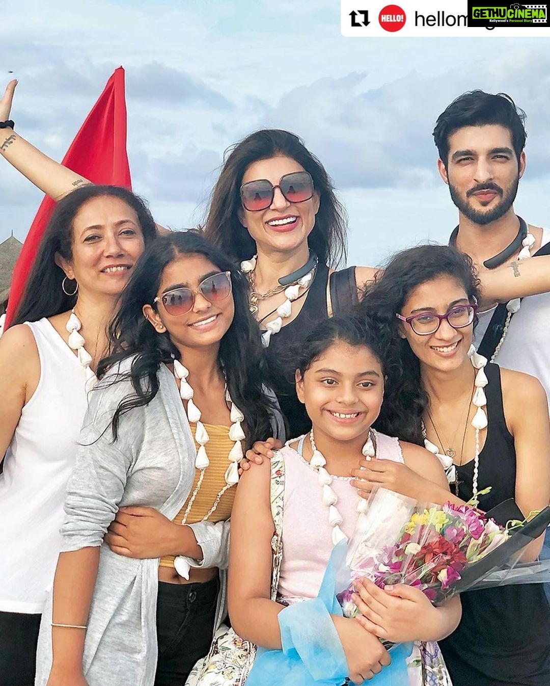 Sushmita Sen Instagram - #memorable ❤️🤗An interview with my well spoken daughter Renée @reneesen47 😍 #sharing #mammaspride 😁💃🏻 Thank you @puja_talwar7 wonderful interview 👏😊💋 I love you guys!!!❤️ #happyreading #Repost @hellomagindia with @make_repost ・・・ In their first ever interview together, Sushmita Sen (@sushmitasen47) and Reneé Sen (@reneesen47), exclusively speak to HELLO! about their mother-daughter relationship, boundaries, careers, parenting and more. Reneé reveals, “Being my mother’s daughter is a privilege. But there are expectations I have for myself. Having my own identity is important. I am not trying to fill her shoes—I want to wear my own shoes and carve out my own path”. Sushmita Sen on parenthood said: “It’s not all as romantic and beautiful as they say... Being a parent is a beautiful combination of being a student and a teacher. It’s about learning and unlearning and both teaching your child and learning as a parent, too”. Catch more on their lessons, friendship and journey in our September issue, link in bio. 🖊: Puja Talwar (@puja_talwar7) #hellomagazine #magazineissue #magazine #new #newissue #sushmitasen #reneesen #interview #parenting #parentood