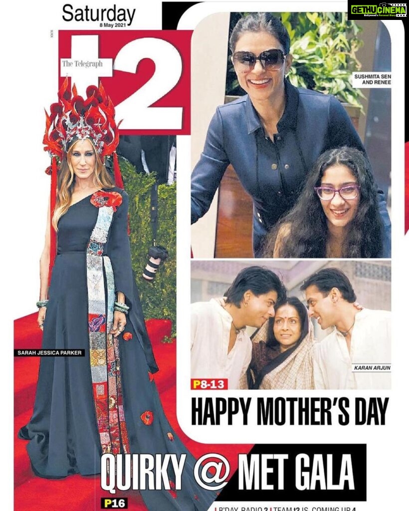 Sushmita Sen Instagram - What a heartwarming gift on Mother’s Day!!😍❤️ Renée Shona you make me soooooo proud!! The eloquence, clarity, generosity & grace in this interview with @chakrabortysaionee @t2telegraph is pure love!!❤️🤗💋 @reneesen47 more power to you...stay unique & humble!! An incredible future awaits you!! #duggadugga We love you!! Alisah & Maa 😍😁💃🏻 You have my heart @chakrabortysaionee wonderful interview!! God bless you!!!🤗❤️